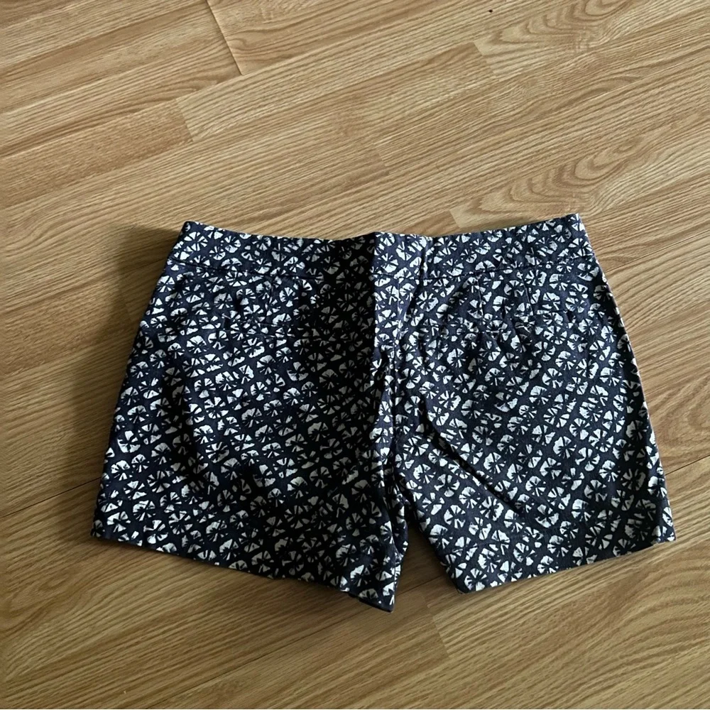 Kenar Blue Patterned Casual Dress Shorts Women’s 4